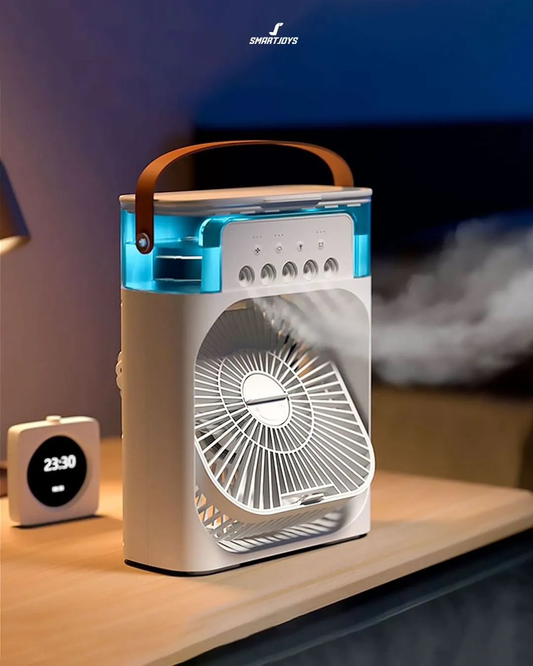 VENTILADOR Y HUMIDIFICADOR PORTATIL